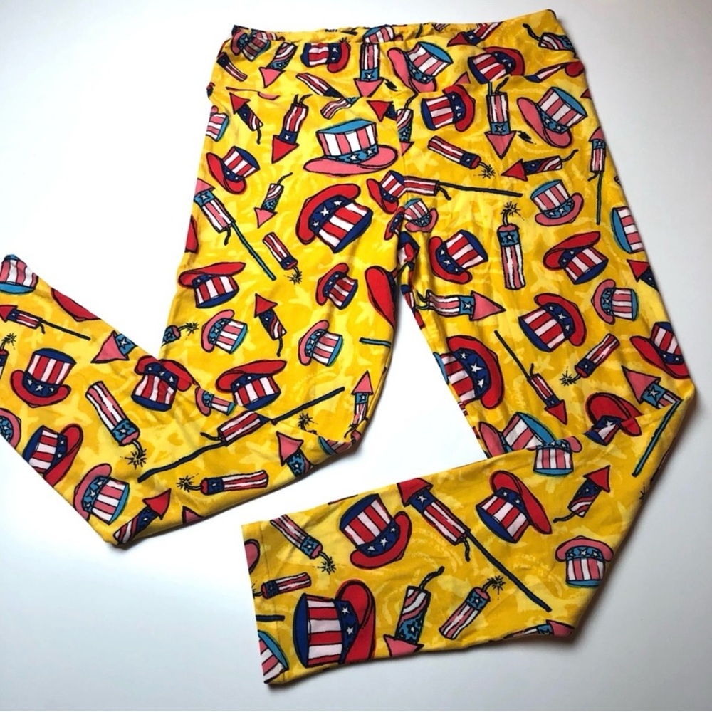 Lularoe TC leggings - patriotic